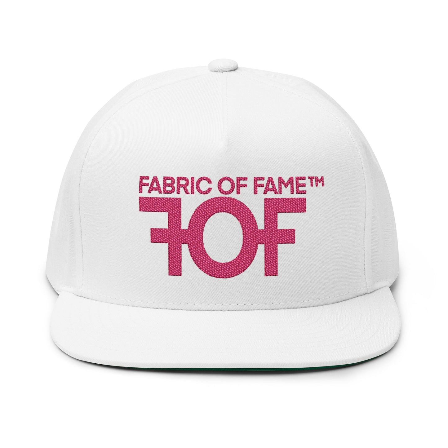 FOF Pink Embroidered Snapback Cap | Fabric of Fame