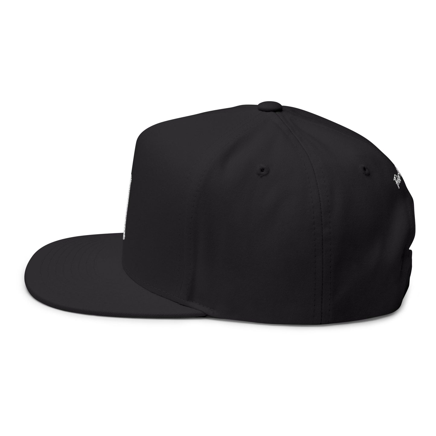 FOF USA Embroidered Flat Bill Cap – Vintage Fit | Fabric of Fame