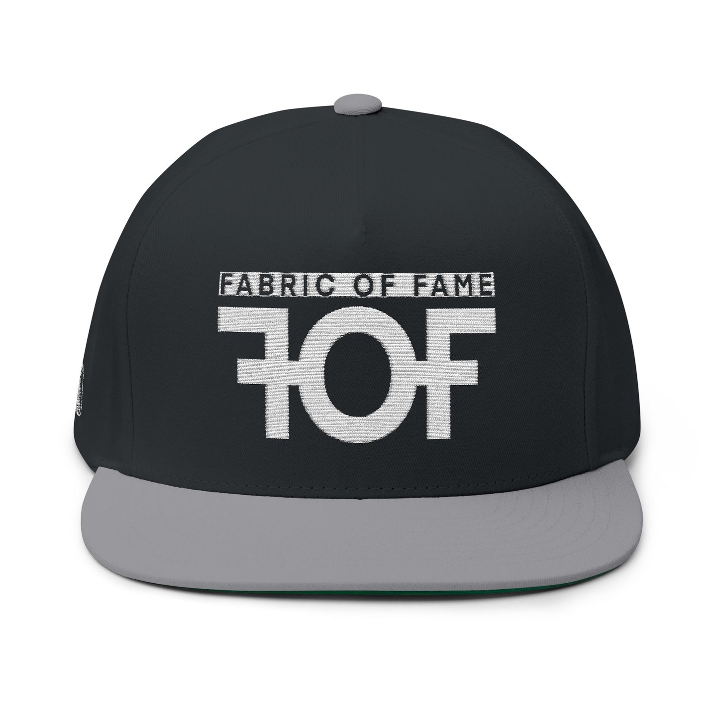 FOF OG Embroidered Flat Bill Cap – Vintage Fit | Fabric of Fame