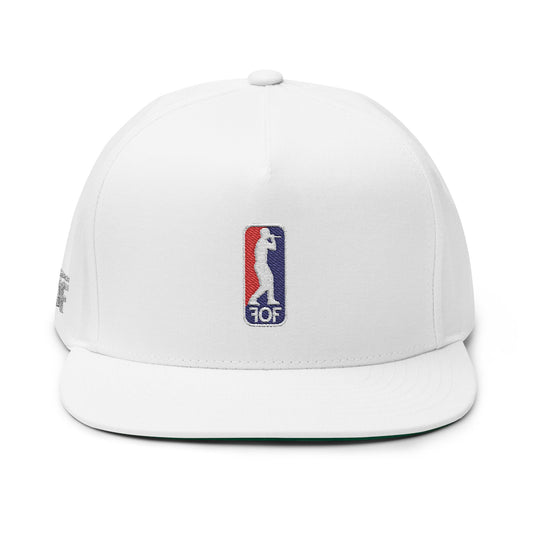 FOF USA Embroidered Flat Bill Cap – Vintage Fit | Fabric of Fame