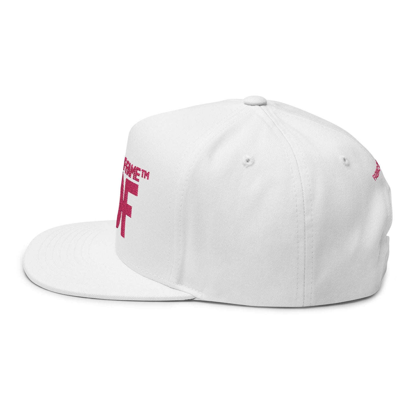 FOF Pink Embroidered Snapback Cap | Fabric of Fame