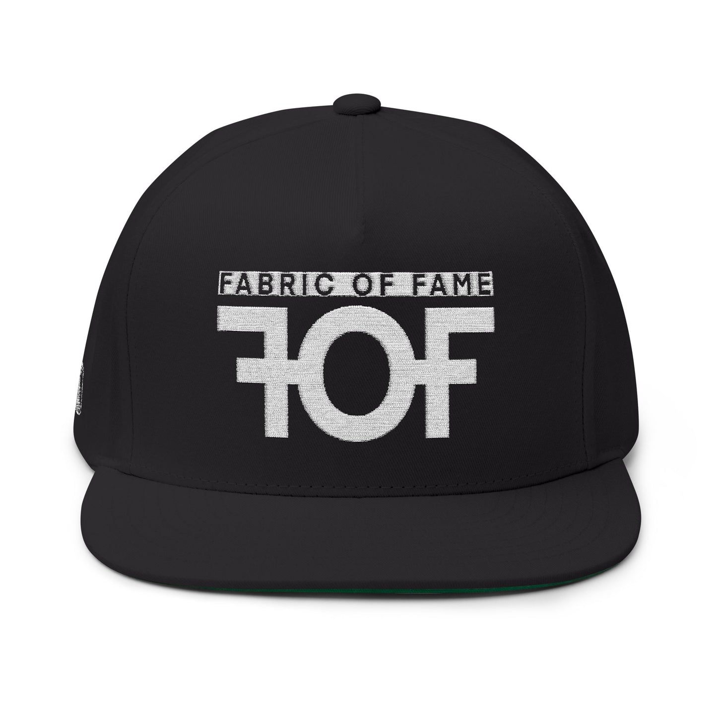 FOF OG Embroidered Flat Bill Cap – Vintage Fit | Fabric of Fame