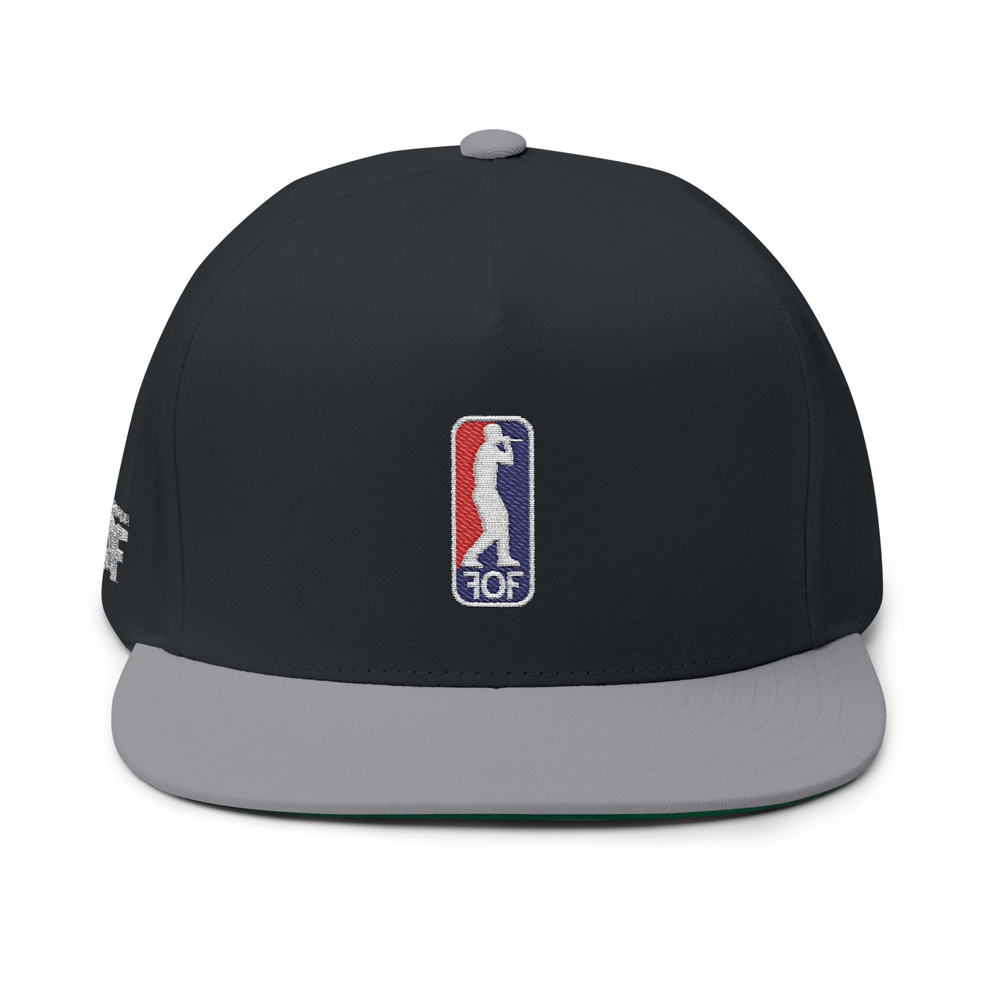 FOF USA Embroidered Flat Bill Cap – Vintage Fit | Fabric of Fame