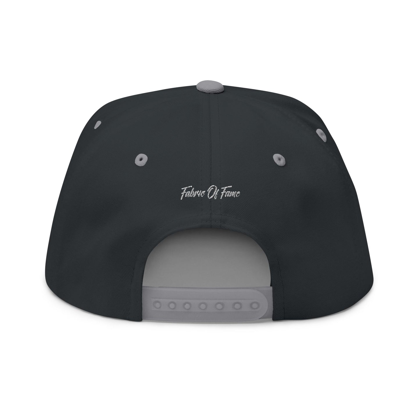 FOF USA Embroidered Flat Bill Cap – Vintage Fit | Fabric of Fame