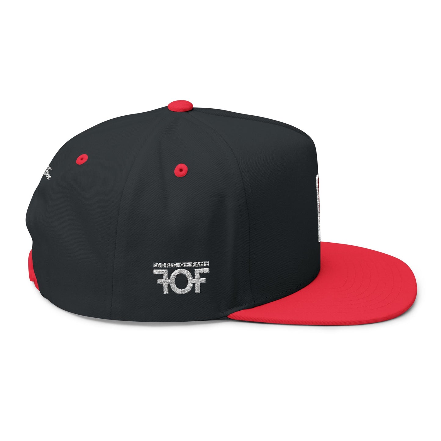 FOF USA Embroidered Flat Bill Cap – Vintage Fit | Fabric of Fame