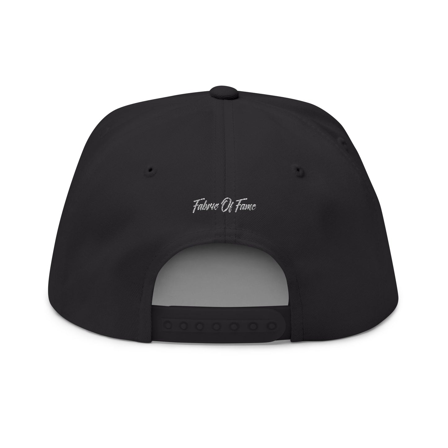 FOF USA Embroidered Flat Bill Cap – Vintage Fit | Fabric of Fame