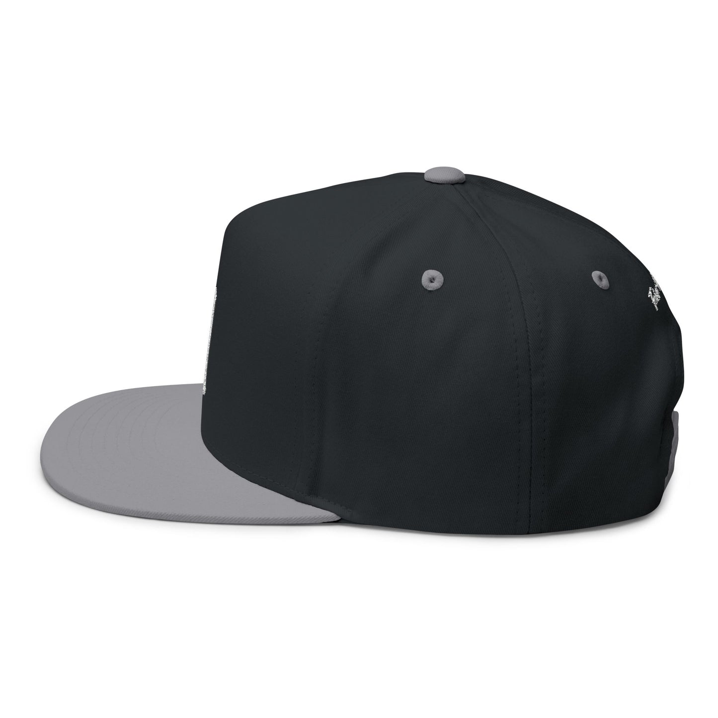 FOF USA Embroidered Flat Bill Cap – Vintage Fit | Fabric of Fame