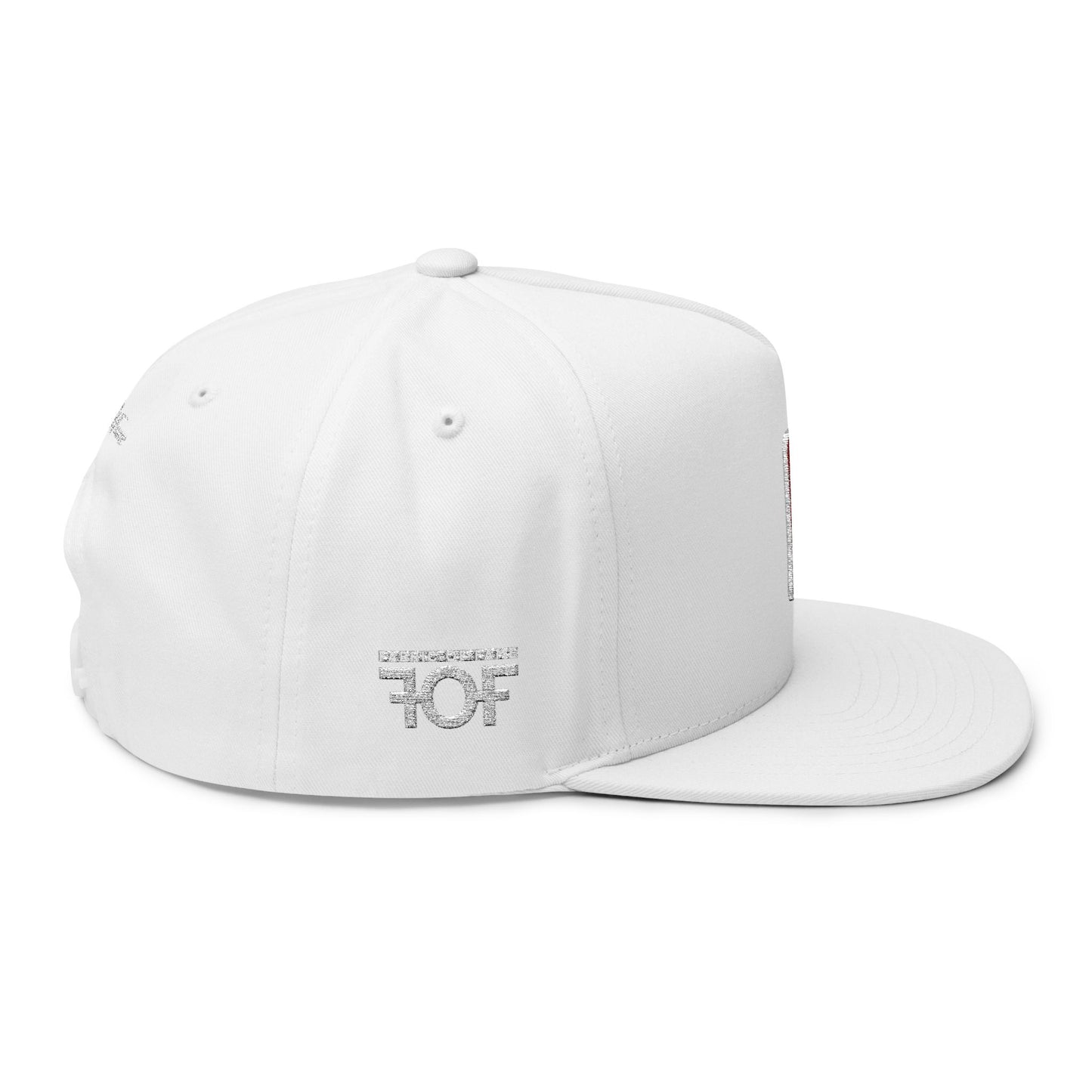 FOF USA Embroidered Flat Bill Cap – Vintage Fit | Fabric of Fame