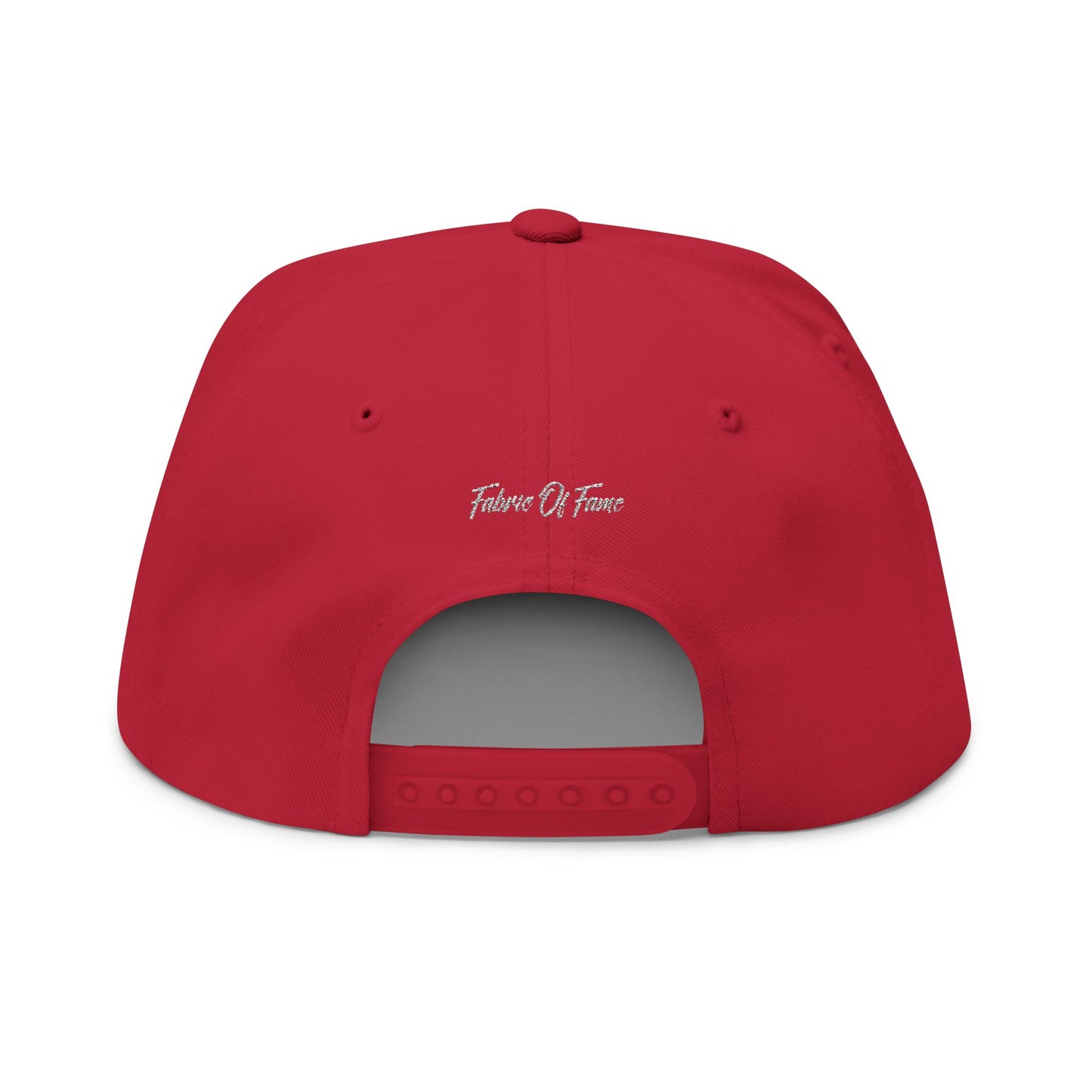 FOF USA Embroidered Flat Bill Cap – Vintage Fit | Fabric of Fame