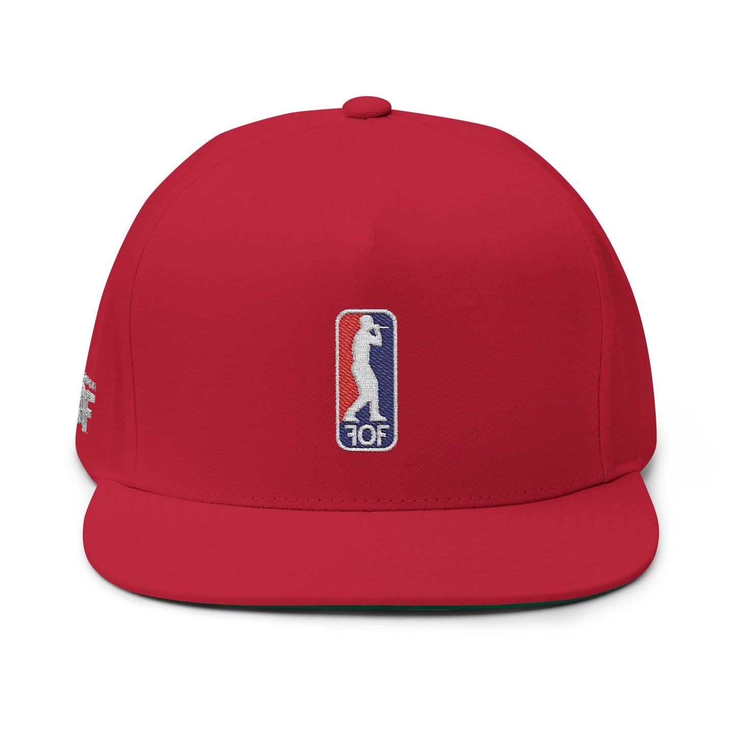 FOF USA Embroidered Flat Bill Cap – Vintage Fit | Fabric of Fame