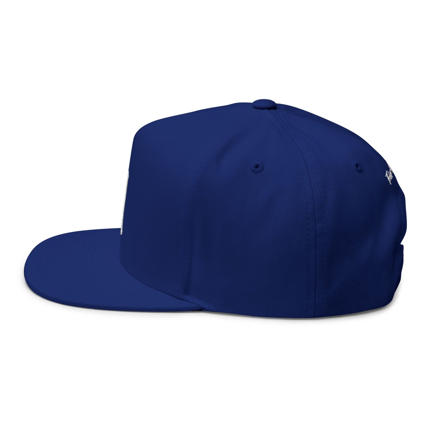 FOF USA Embroidered Flat Bill Cap – Vintage Fit | Fabric of Fame