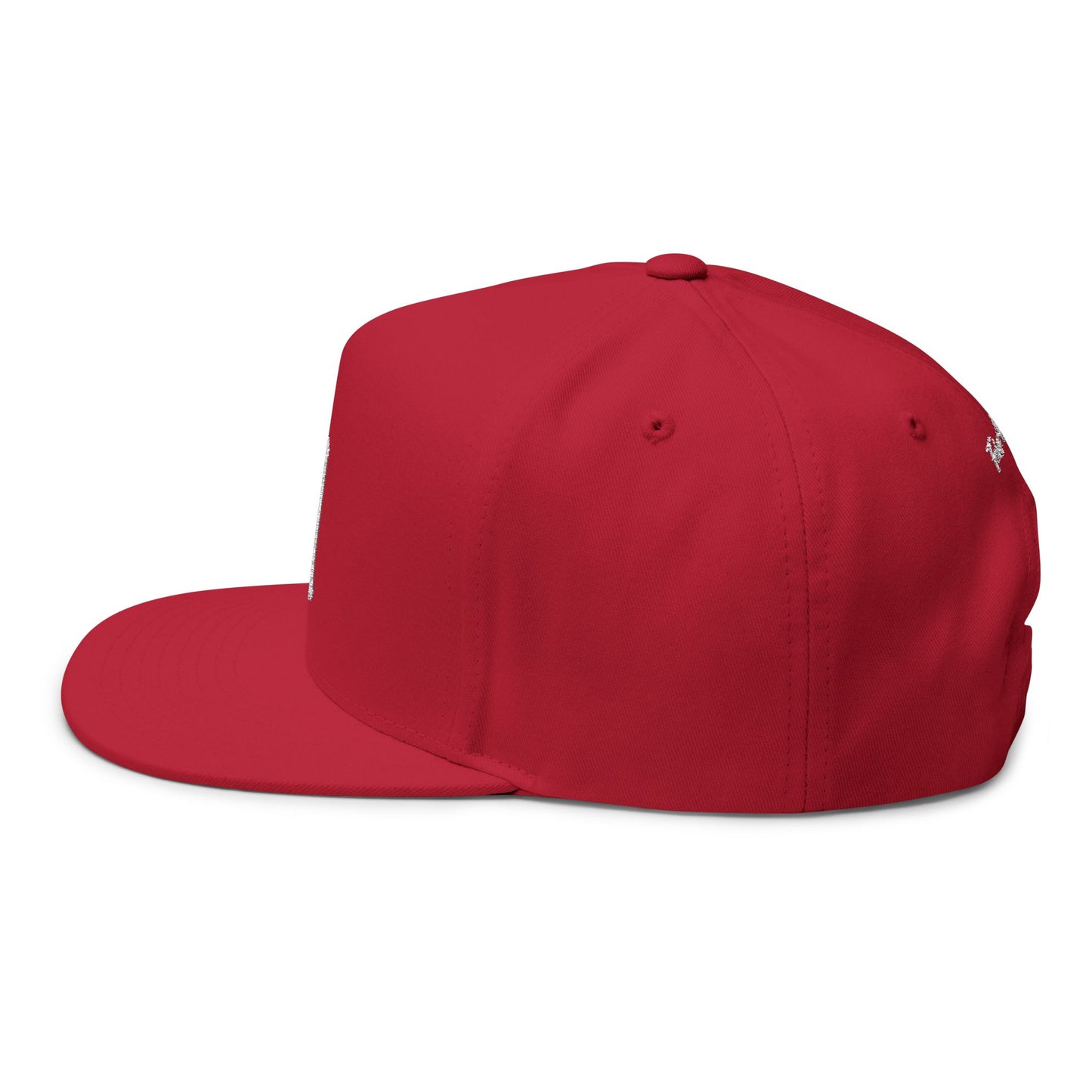 FOF USA Embroidered Flat Bill Cap – Vintage Fit | Fabric of Fame