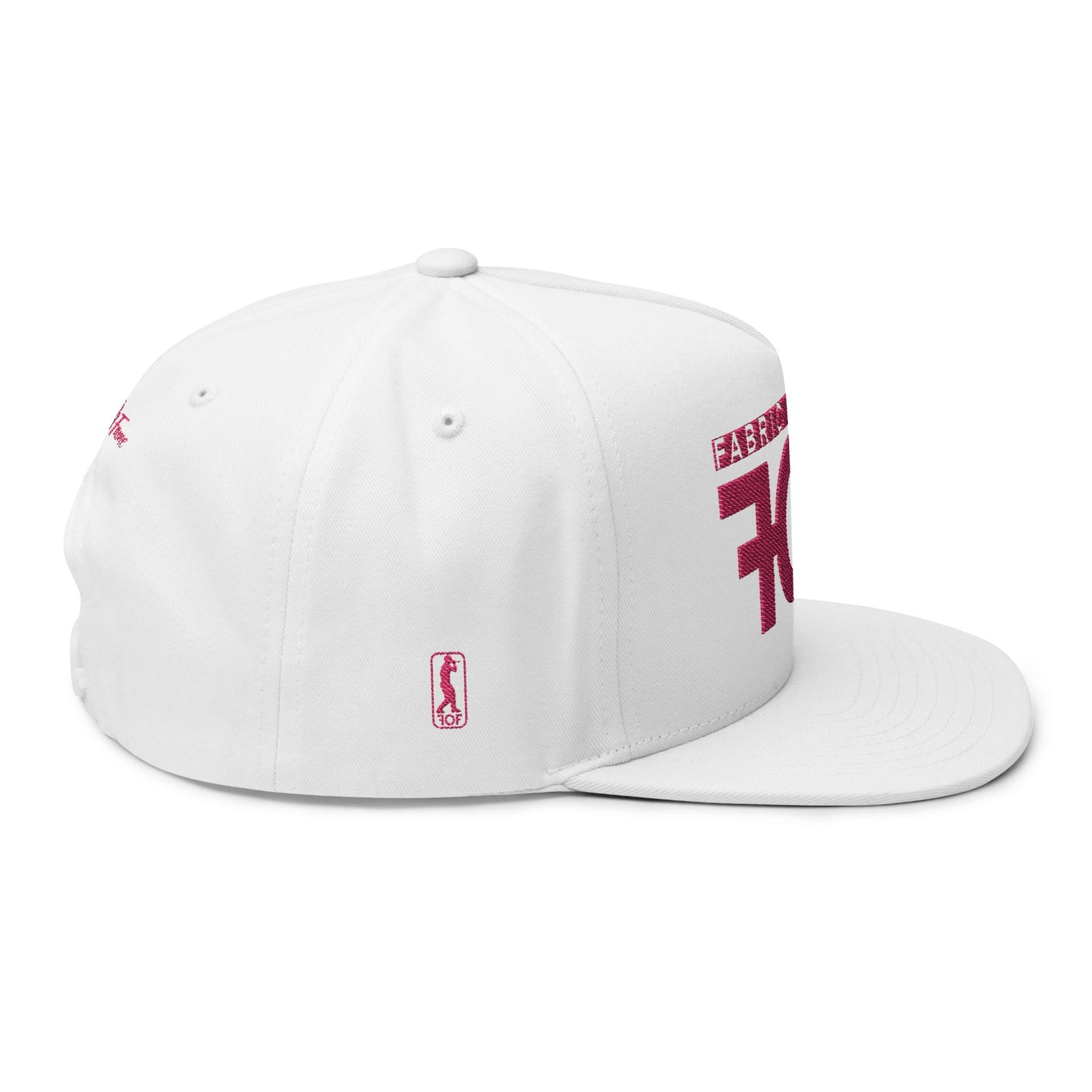 FOF Pink Embroidered Flat Bill Cap – Vintage Fit | Fabric of Fame