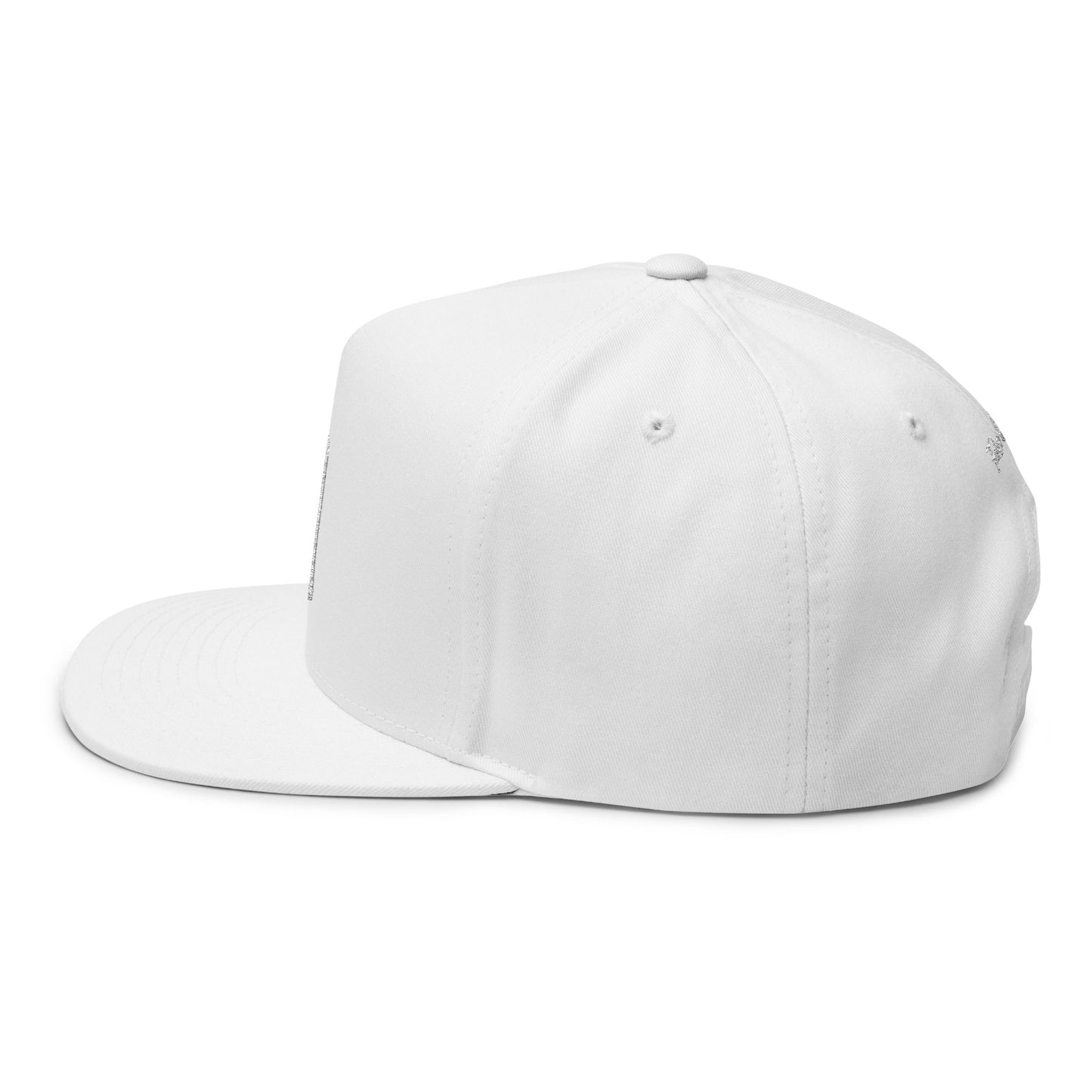 FOF USA Embroidered Flat Bill Cap – Vintage Fit | Fabric of Fame