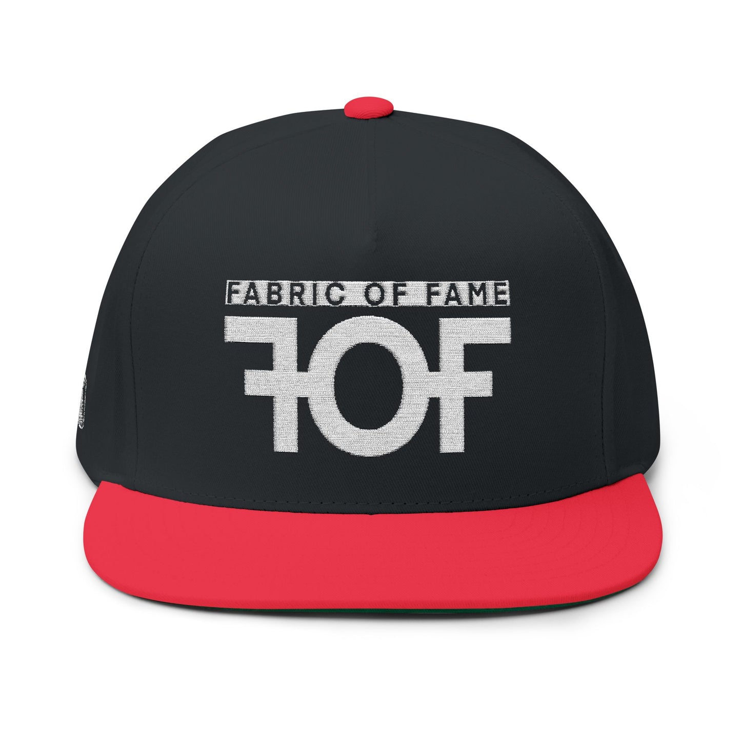 FOF OG Embroidered Flat Bill Cap – Vintage Fit | Fabric of Fame
