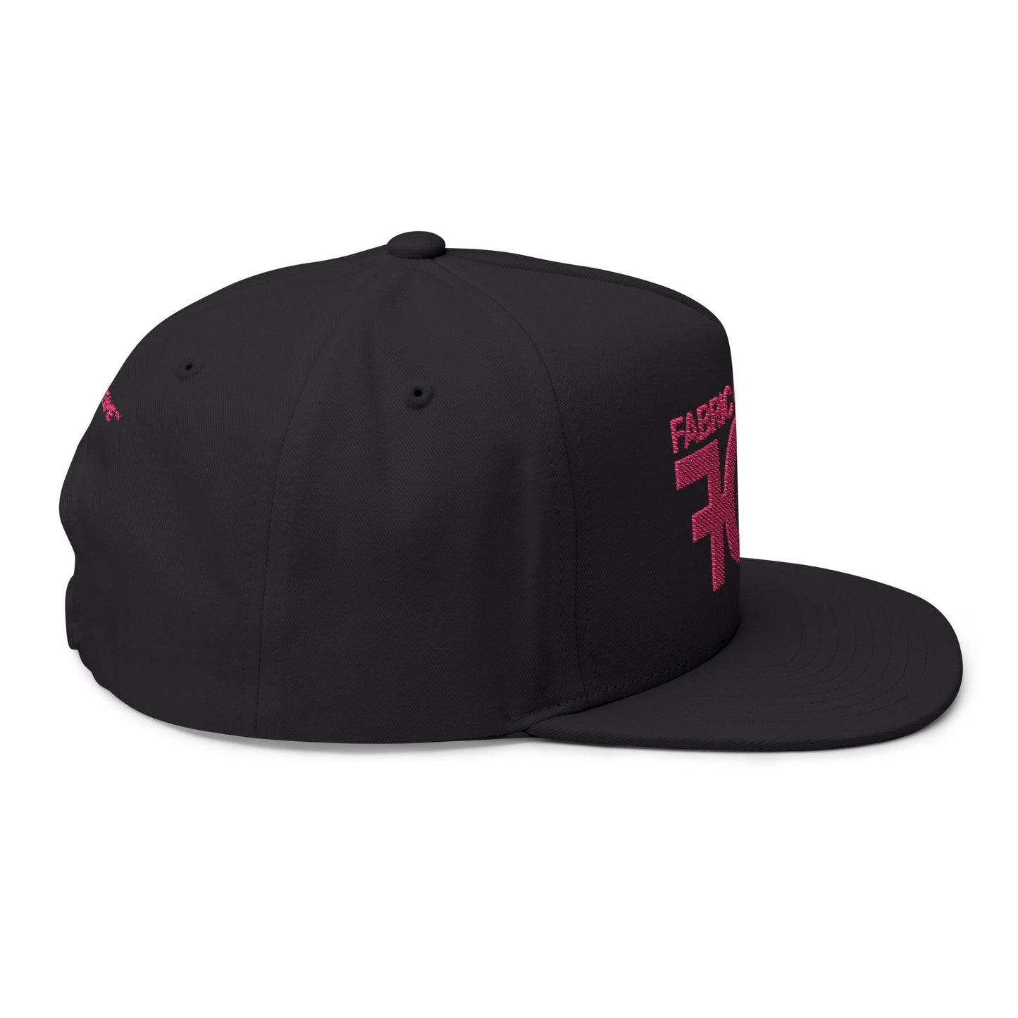 FOF Pink Embroidered Snapback Cap | Fabric of Fame