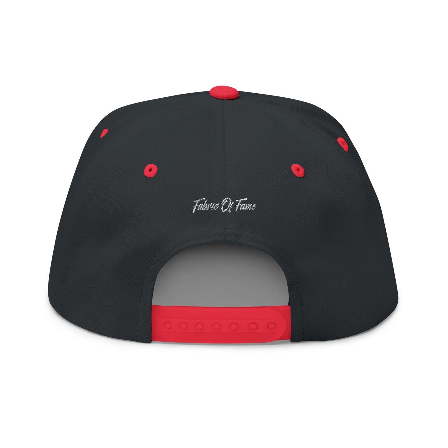 FOF USA Embroidered Flat Bill Cap – Vintage Fit | Fabric of Fame