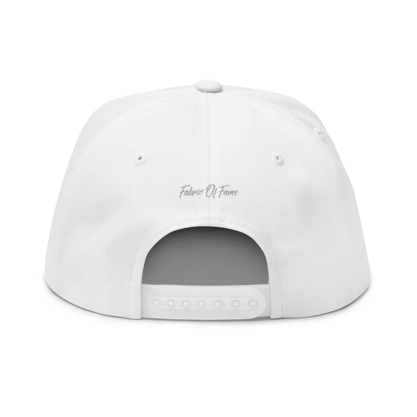 FOF USA Embroidered Flat Bill Cap – Vintage Fit | Fabric of Fame