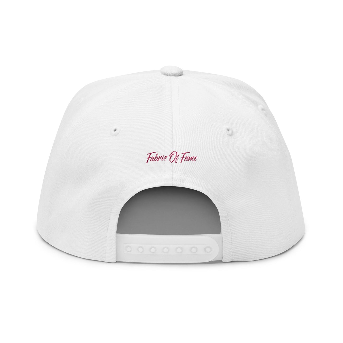FOF Pink Embroidered Flat Bill Cap – Vintage Fit | Fabric of Fame