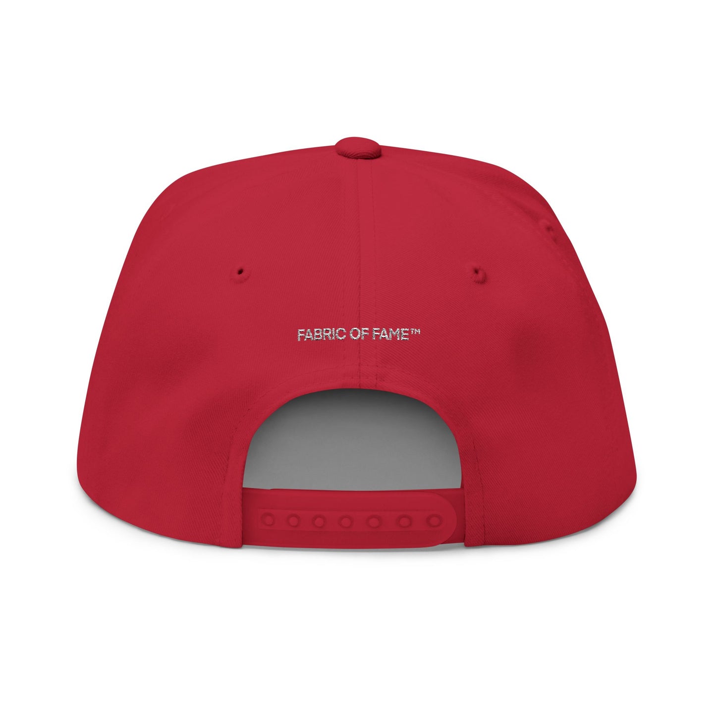 FOF White Embroidered Snapback Cap | Fabric of Fame