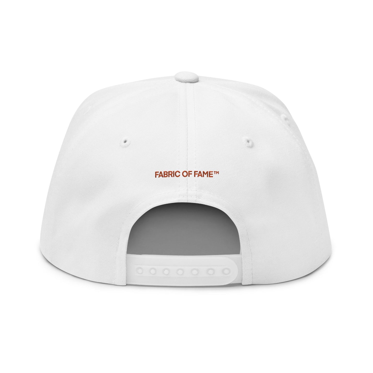 FOF Red Embroidered Snapback Cap | Fabric of Fame