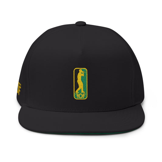 FOF Jamaica Embroidered Flat Bill Cap – Vintage Fit | Fabric of Fame