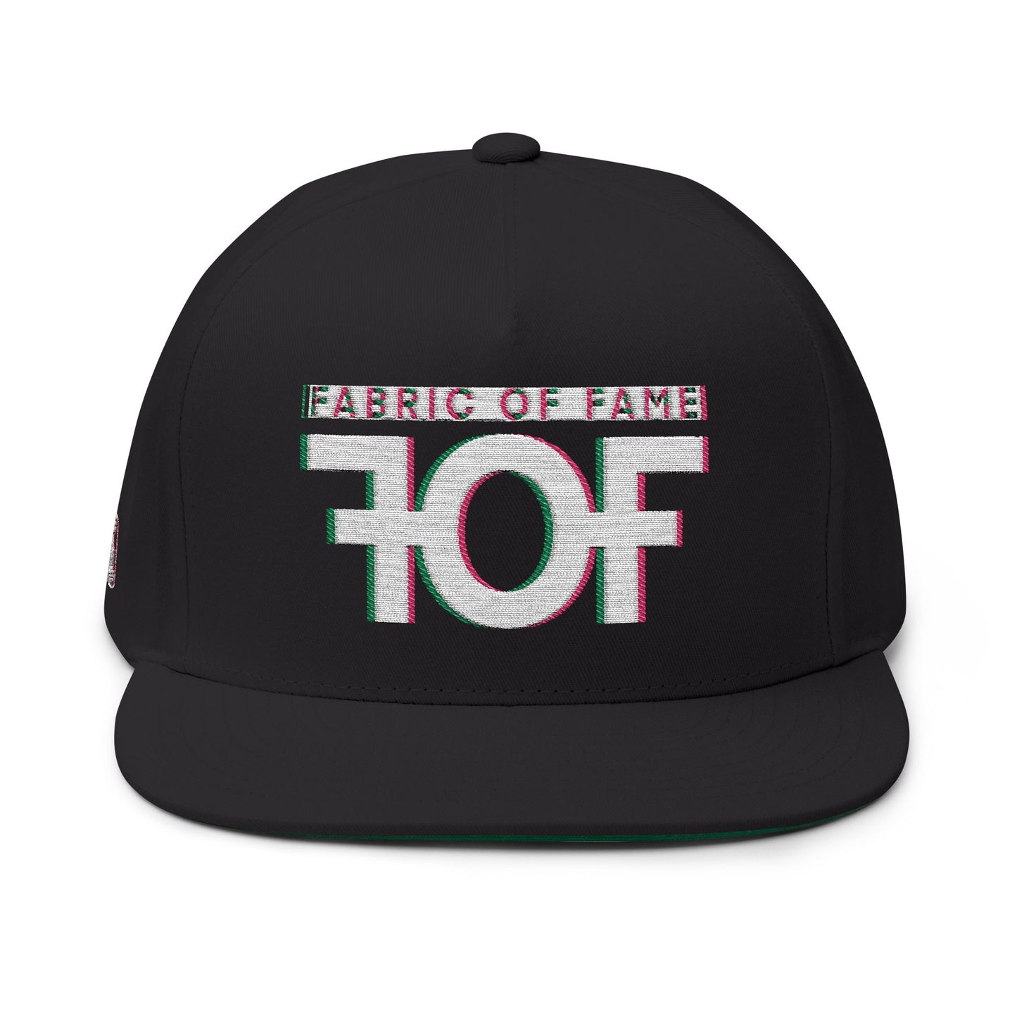 FOF 3D Embroidered Flat Bill Cap – Vintage Fit | Fabric of Fame